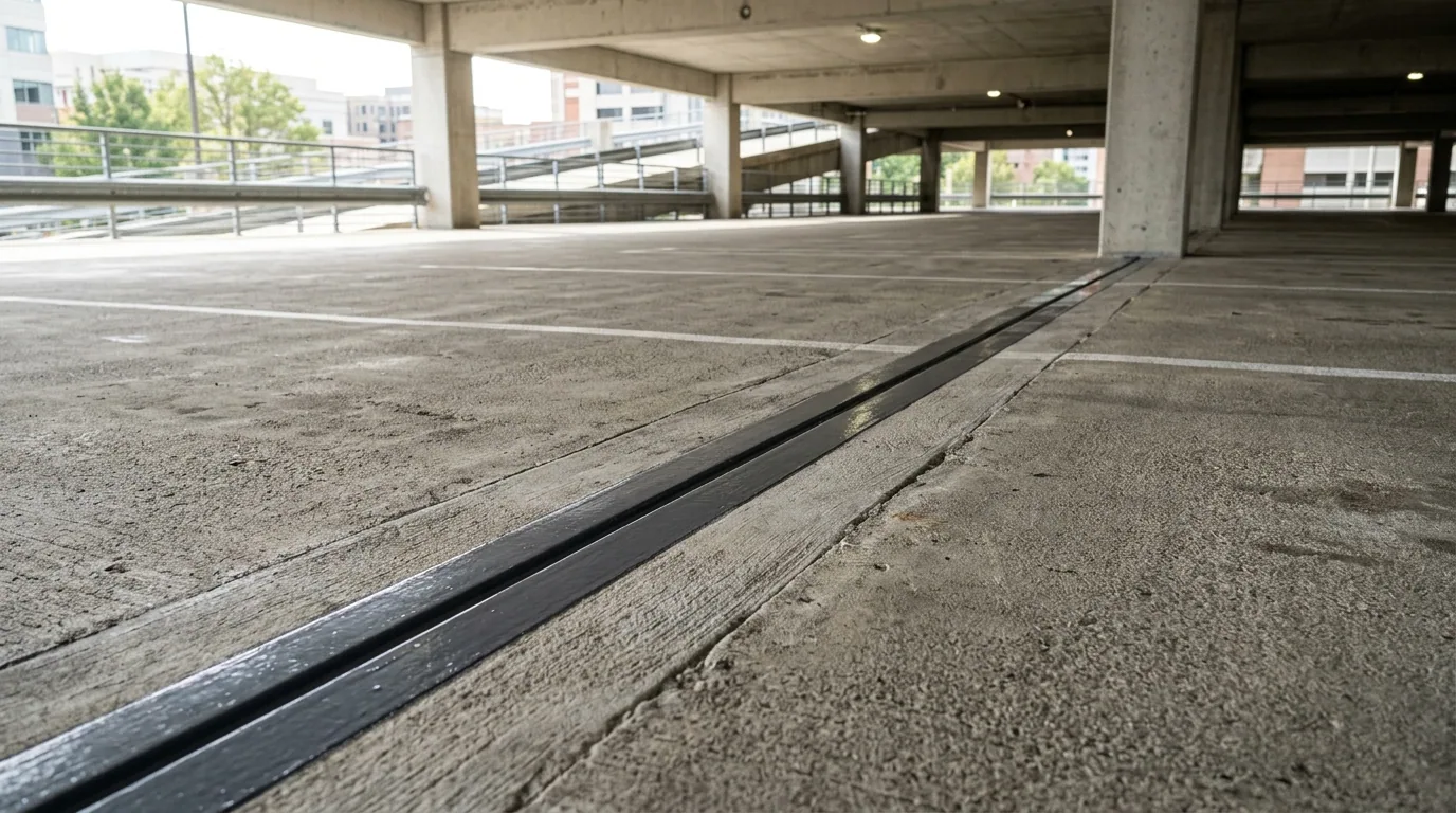 The finished result of professional joint sealant: the completed work looking clean, correct and — Davenport, IA